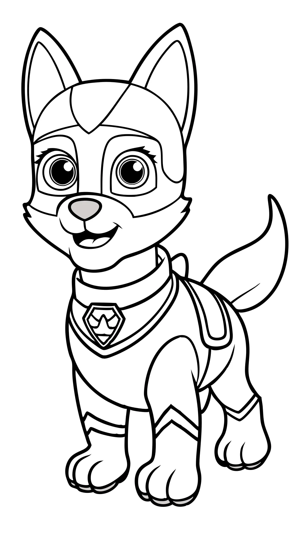 mighty pups coloring pages